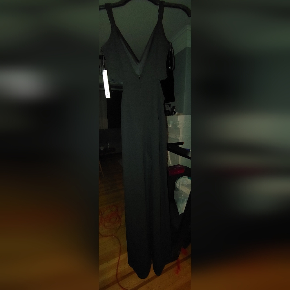 Aqua Black Jumpsuit
